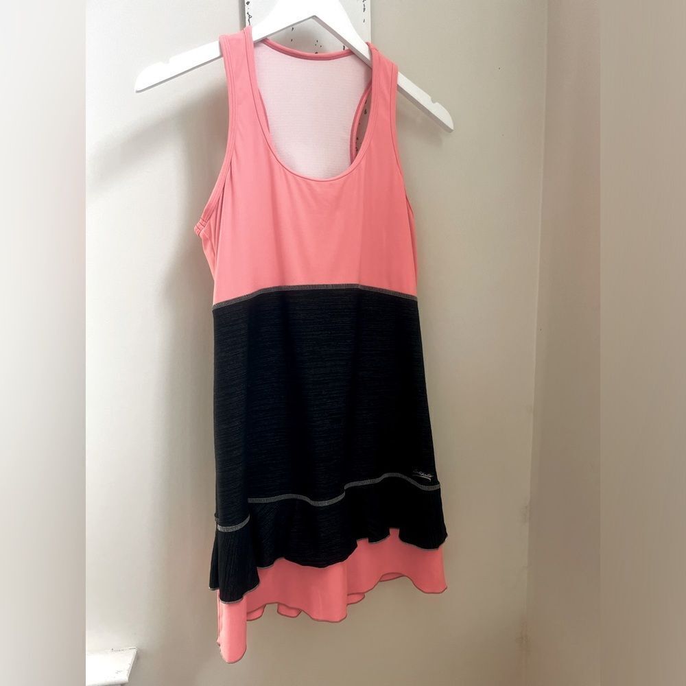 SOFIBELLA Orange and Black Women's Tank tennis or golf dress! Great condition!
